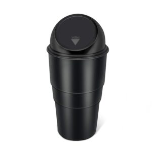Oblivion car dustbin | Plastic Car Dust Bins - car accessories 2025 | Dustbin For Car | Car Trash Bin | Car Trash Can | Mini Car Trash Bin | Portable Trash Can For Car | (Black)